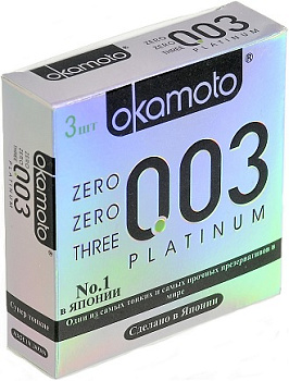 Презервативы OKAMOTO Platinum №3
