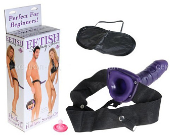 Фаллопротез полый HOLLOW STRAP-ON 6''