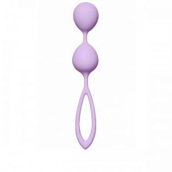 Шарики вагинальные "Love Story" фиолетовые 3 см