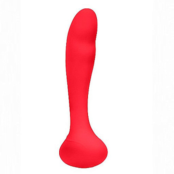 Вибратор для G-точки и простаты красный