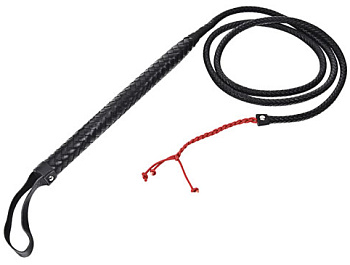 Длинный кнут с красным наконечником