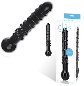 Жезл из черного и непрозрачного стекла