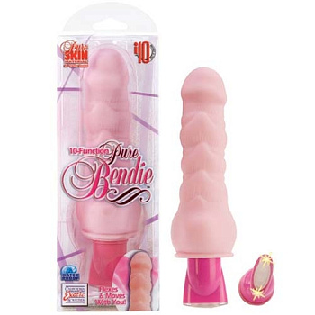 10-ти функциональный розовый вибратор