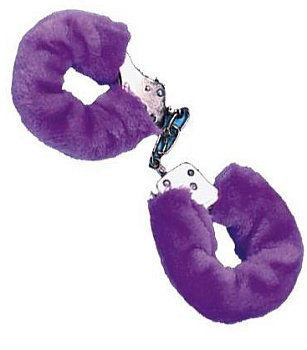 Наручники сиреневого цвета