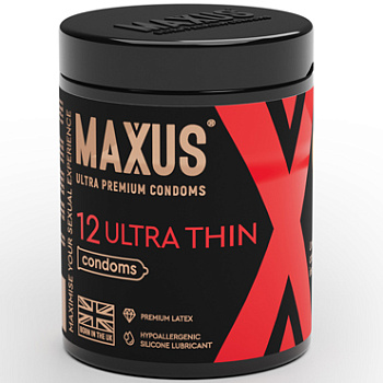 Презервативы ультратонкие Maxus Ultra Thin 12 шт 