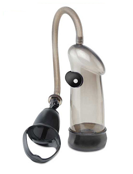 Помпа мужская с вибрацией 19 см