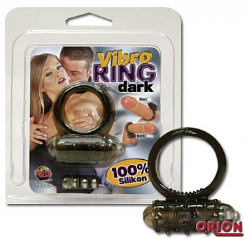 Мягкое эластичное эрекционное кольцо с вибрацией