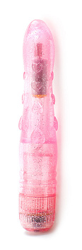 Водонепроницаемый розовый массажер "GLITZ"