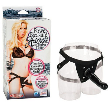 Страпон с мощной вибрацией "POWER PLEASURE"