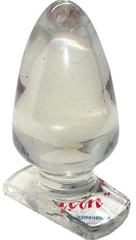 Анальная пробка "Cristal Clear Big Plug"