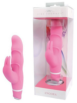 Вибратор розовый 8 см Vibe Therapy Angora