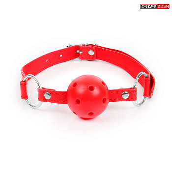 Кляп пластик красный