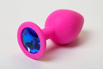 Втулка анал силикон синяя