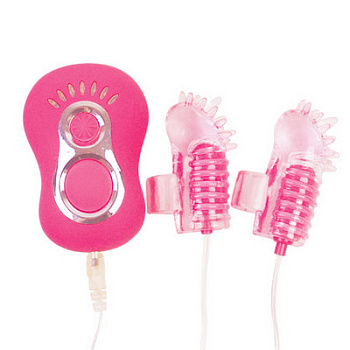 НАСАДКИ НА ПАЛЕЦ 2 ШТ C МИНИВИБРАТОРАМИ, 7 ТИПОВ ВИБРАЦ., TPR