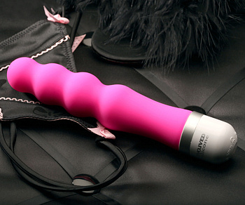 Вибратор-ёлочка розовый "SILICONE BLISS"