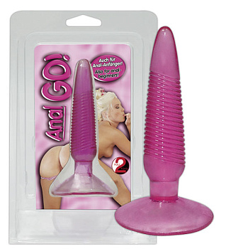 Анальная втулка со стимулирующими канавками