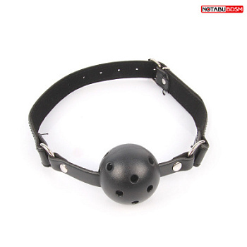 Кляп пластик черный