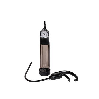 Вакуумная помпа с манометром для пениса 22 см