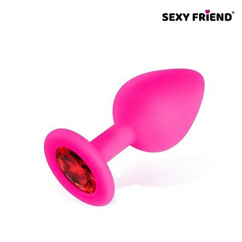 Втулка силикон розовый/красный 3,5 см