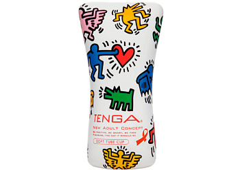 Мастурбатор Tenga Soft Tube CUP (Keith Haring Edition)
