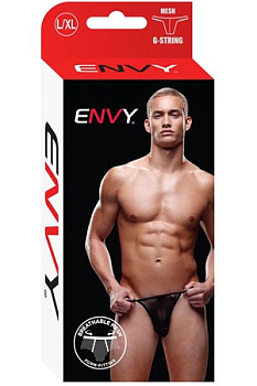 Стринги, трусы мужские, черные