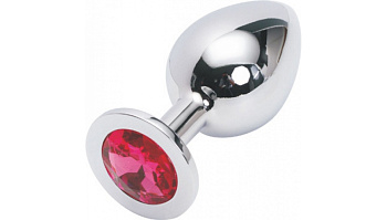 Анальная пробка с рубиновым кристаллом