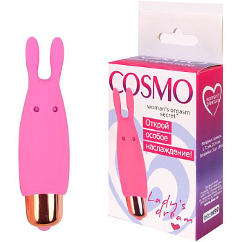 Минивибратор L 73 мм D 24 мм, цвет розовый