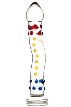 Фаллоимитатор из стекла 18см