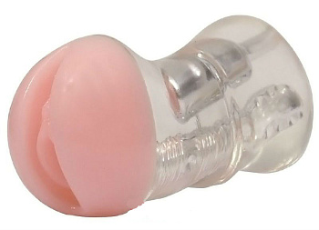 Мастурбатор-вагина с вибрацией Vibrating Lady - 16 см