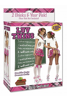 Две куклы "Школьницы" телесного цвета.