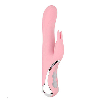 Вибратор со стимулятором клитора в форме кролика Aphrovibe