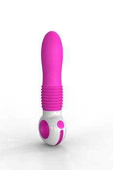 Вибратор MY VIBE рельефный розовый