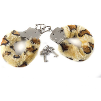Наручники Lola Toys Bondage Furry Cuffs, леопардовые
