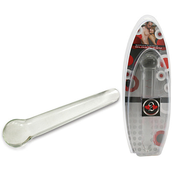 Прозрачный стеклянный фаллос