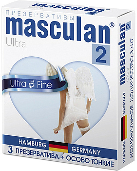 Презервативы тонкие Masculan Ultra 3 шт