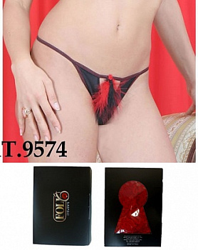 slip NERO/ROSSO Eros Veneziani