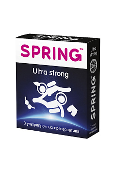 Презервативы SPRING ULTRA STRONG - ультра прочные, №3 шт