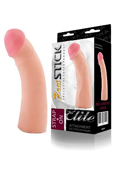 Фаллоимитатор-насадка, телесный, 16,5 см