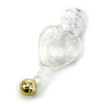 Вибро-кольцо с золотым шариком "The Screaming Bong"