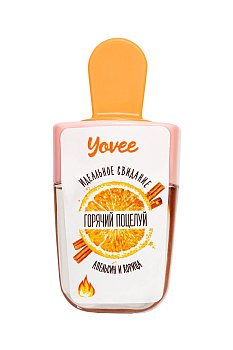 Бальзам для губ Yovee «Горячий поцелуй» с ароматом апельсина и корицы, разогревающий, 5 мл