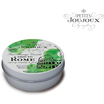 Массажная свеча грейпфрут и бергамот 43 мл