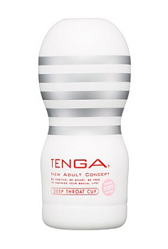 Мастурбатор "TENGA deep throat cup white" поза орального секса