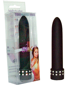 Гламурный вибратор со стразами