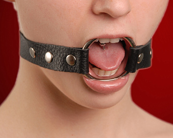 Кляп-рамка черный