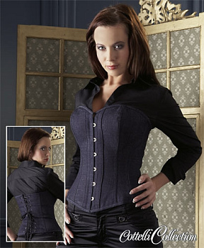 Джинсовый корсет