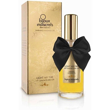 Разогревающее масло с аром карамели и соли 100 мл