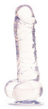 Фаллос прозрачный 18 см
