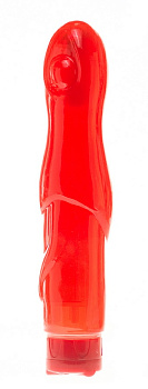 Вибратор ярко-красного цвета "Bullseye"