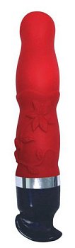 Вибратор красный Athenas Textured