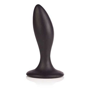 Массажер простаты Curved из силикона черный